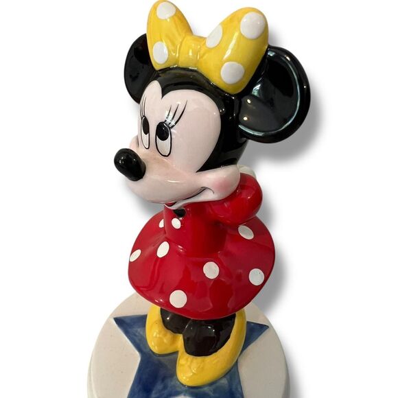 Vintage 90’s Minnie Mouse Ceramic Figurine Collectible Schmid - Picture 6 of 8